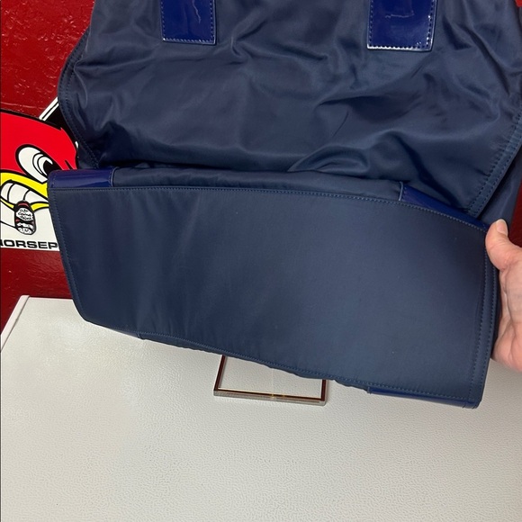 Tory Burch Dark Blue Tote Bag - Picture 5 of 12